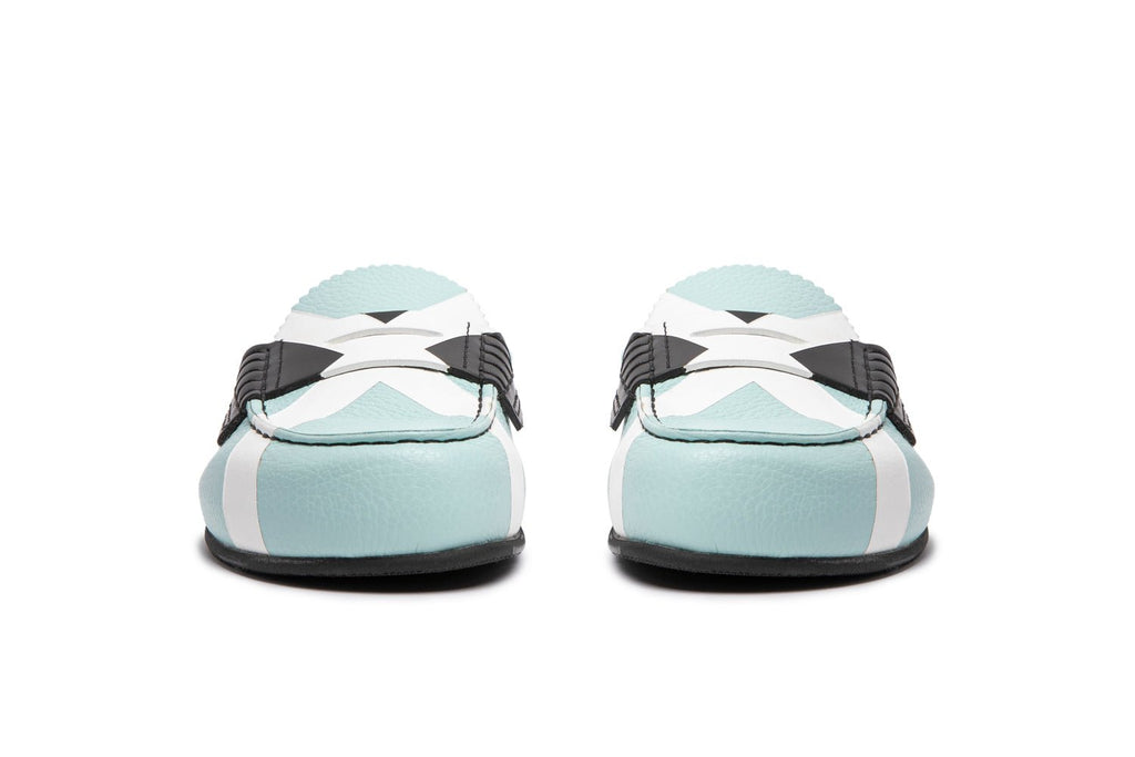 WR1489X ROYAL ACQUA X WHITE - Collegemoccassin